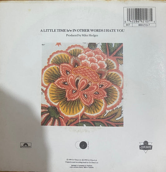 The Beautiful South : A Little Time (7", Single)