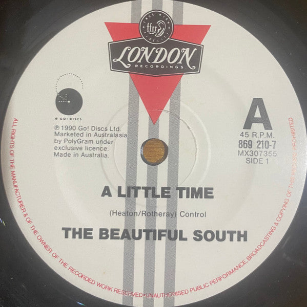 The Beautiful South : A Little Time (7", Single)