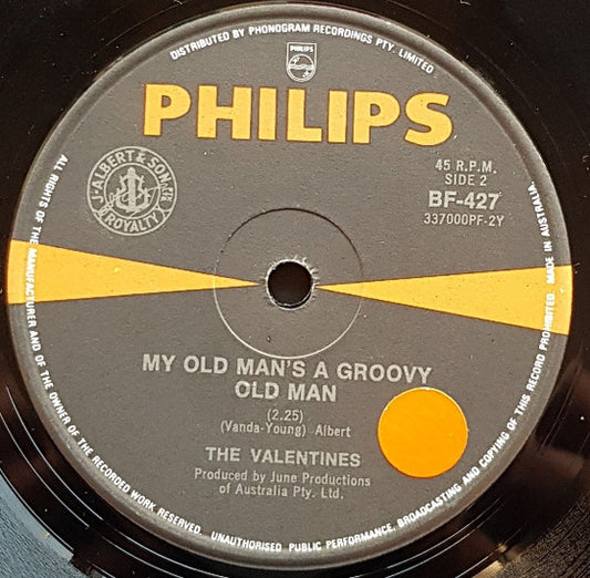 The Valentines (4) : Ebeneezer (7", Single)