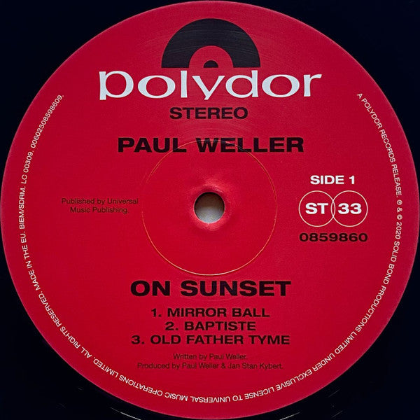 Paul Weller : On Sunset (2xLP, Album)