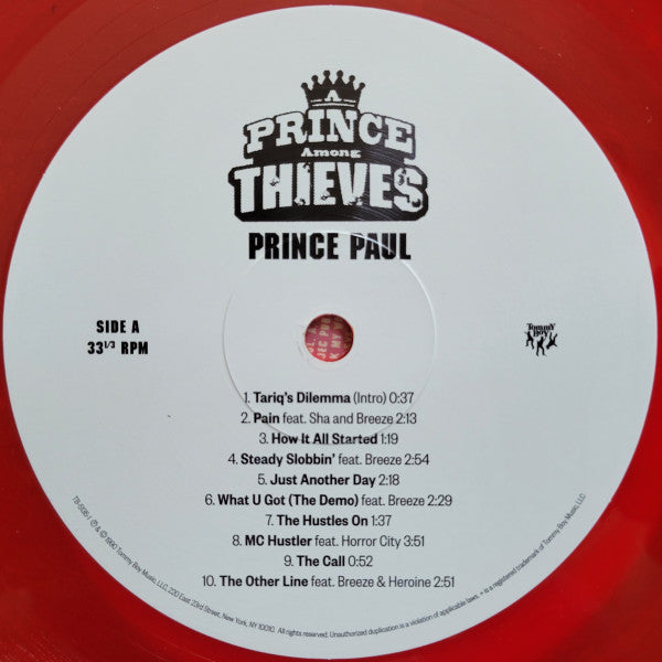 Prince Paul : A Prince Among Thieves (2xLP, Album, Club, RE, Red)
