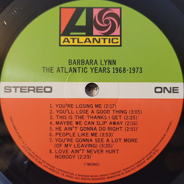 Barbara Lynn : The Atlantic Years 1968-1973 (LP, Comp, Mono, Num)
