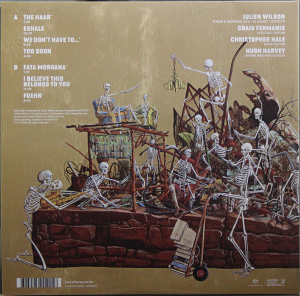 Julien Wilson, Stock (13), Craig Fermanis, Christopher Hale (2), Hugh Harvey (3) : Stock (LP, Ltd, Gol)