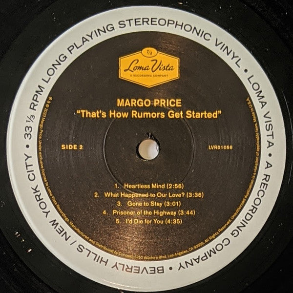 Margo Price : That's How Rumors Get Started (LP, Album)