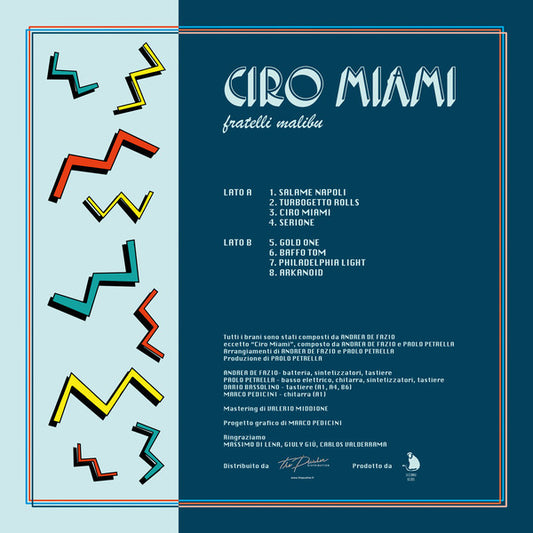 Fratelli Malibu : Ciro Miami (LP, Album)