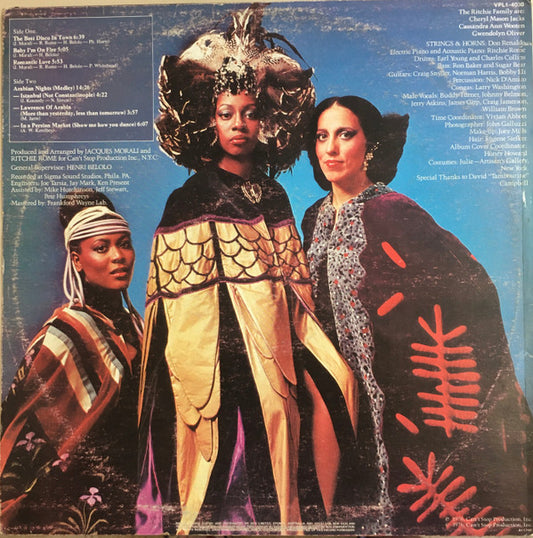 The Ritchie Family : Arabian Nights (LP, Album, P/Mixed)
