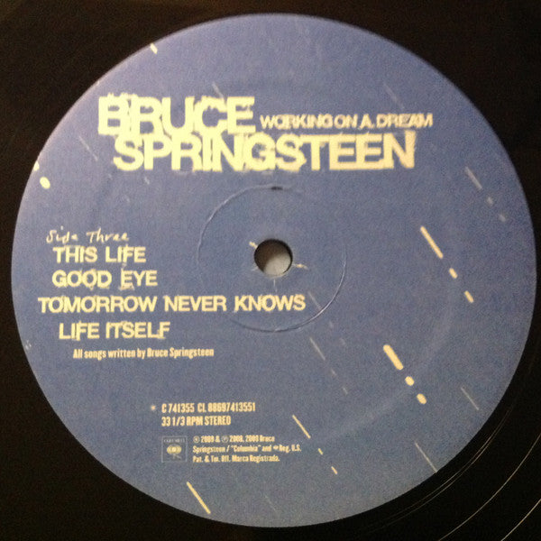 Bruce Springsteen : Working On A Dream (2xLP, Album, 180)