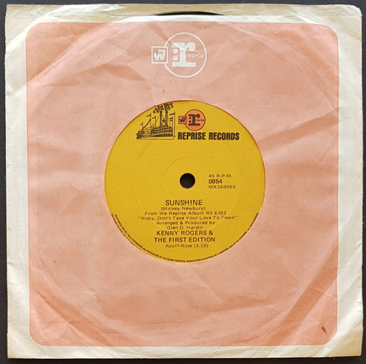 Kenny Rogers And The First Edition* : Reuben James (7", Single)