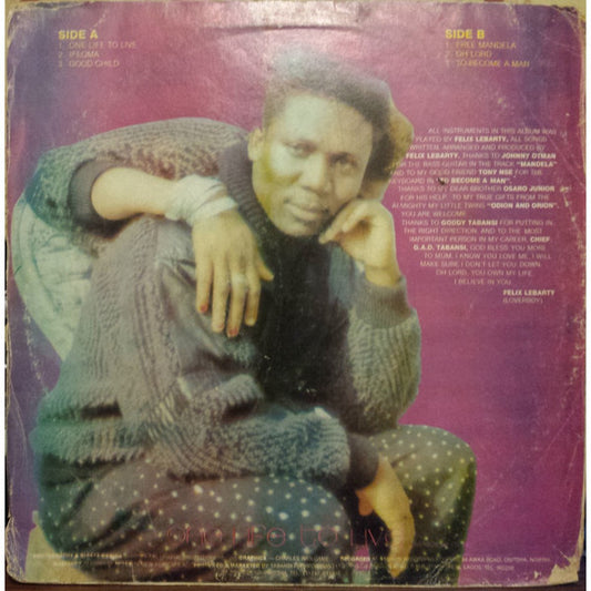 Felix Lebarty : One Life To Live (LP, Album)