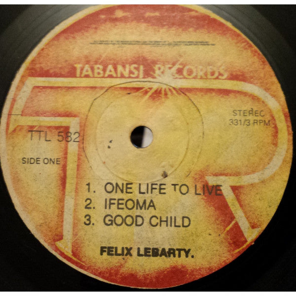 Felix Lebarty : One Life To Live (LP, Album)
