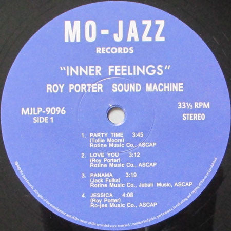 Roy Porter Sound Machine : Inner Feelings (LP, Album, RE)