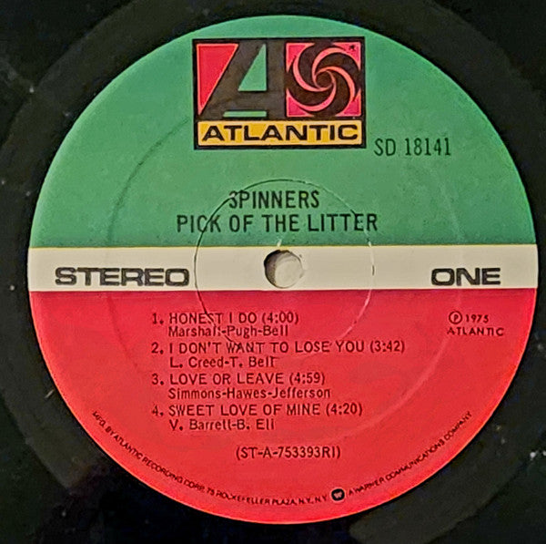 Spinners : Pick Of The Litter (LP, Album, PRC)