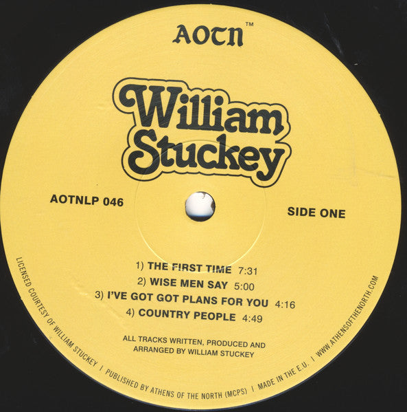 William Stuckey : Love Of Mine (LP, Album, RE)