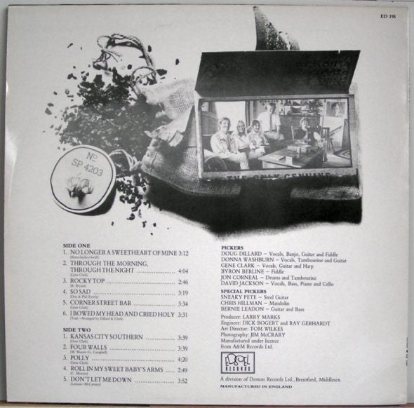Dillard & Clark : Through The Morning Through The Night (LP, Album, RE)