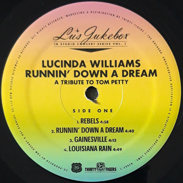 Lucinda Williams : Runnin' Down A Dream (A Tribute To Tom Petty) (LP + LP, S/Sided, Etch + Album)