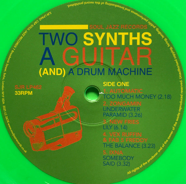 Various : Two Synths A Guitar (And) A Drum Machine #1 (2xLP, Comp, Gre)