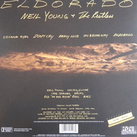 Neil Young & The Restless (3) : Eldorado (LP, MiniAlbum, RE)