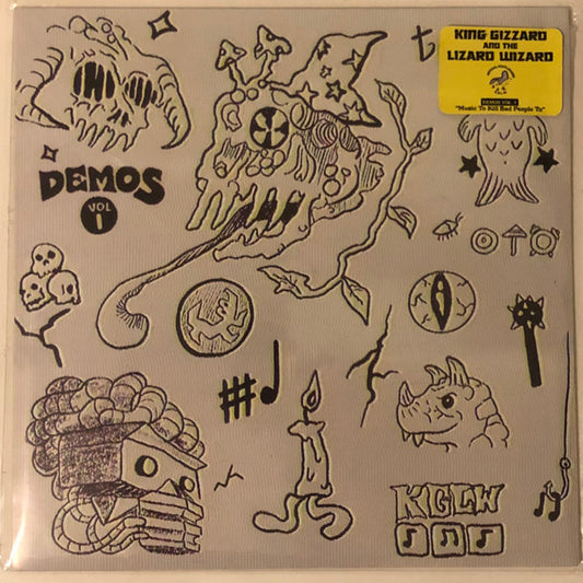 King Gizzard And The Lizard Wizard : Demos Vol 1 "Music To Kill Bad People To" (LP, Ltd, Spl)