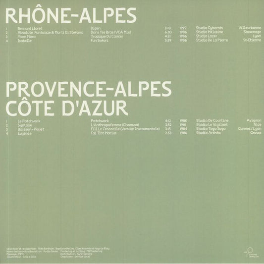 Various : Le Grand Sud-Est - 1979 - 1986 (LP, Comp)