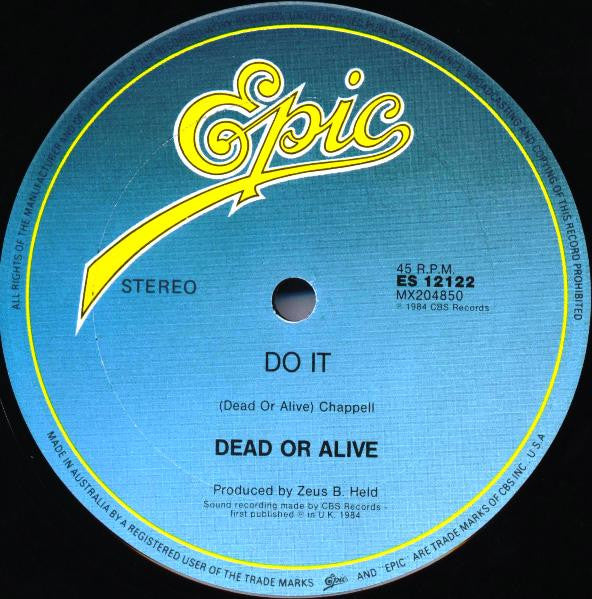 Dead Or Alive : That's The Way (I Like It) (Extended Version) (12", Single)