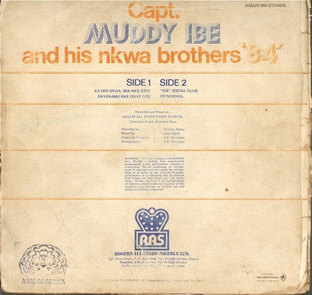 Muddy Ibe And His Nkwa Brothers System : Ka Ima Nkaa, Ima Nke Ozo? (LP)