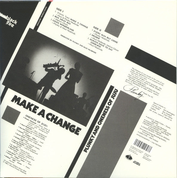 Plunky* And The Oneness Of Juju* : Make A Change (2xLP, Album, RE)