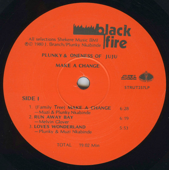 Plunky* And The Oneness Of Juju* : Make A Change (2xLP, Album, RE)