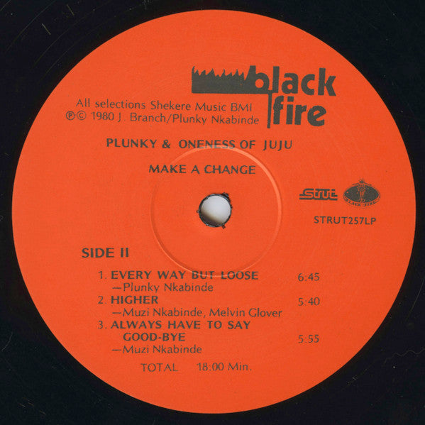 Plunky* And The Oneness Of Juju* : Make A Change (2xLP, Album, RE)