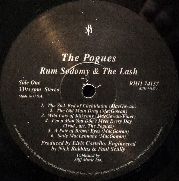 The Pogues : Rum Sodomy & The Lash (LP, Album, RE, 180)