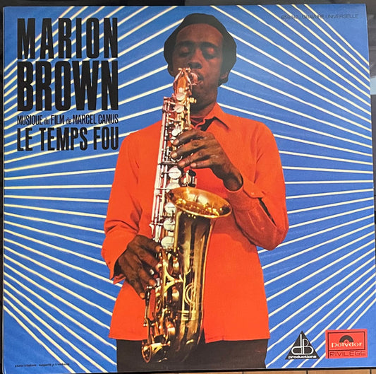 Marion Brown : Le Temps Fou (LP, Album, RE)