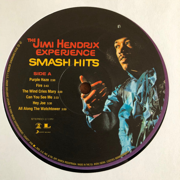 The Jimi Hendrix Experience : Smash Hits (LP, Comp, RE, RM)