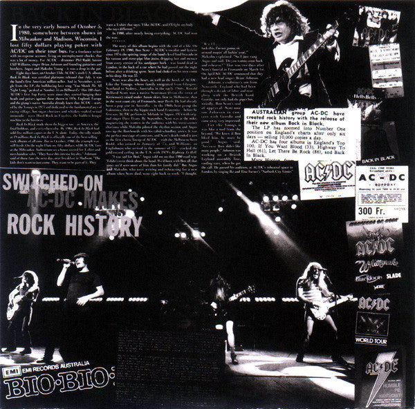 AC/DC : Back In Black (LP, Album, RE, RM, 180)
