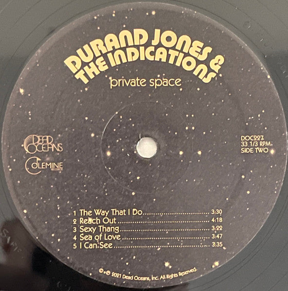 Durand Jones & The Indications : Private Space (LP, Album, 180)