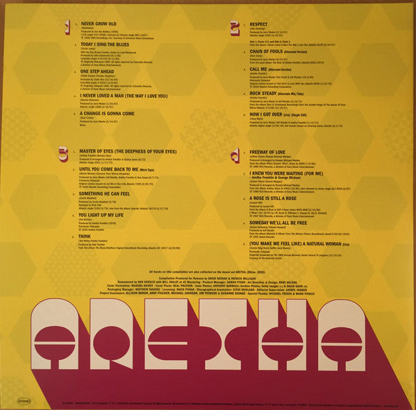 Aretha Franklin : Aretha (2xLP, Comp, Mono, RM)