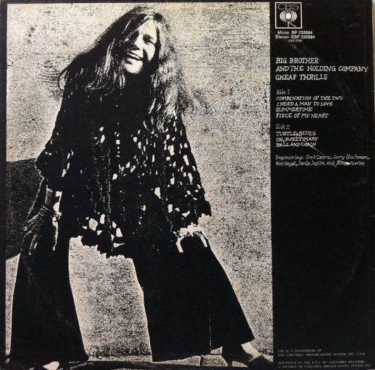 Big Brother & The Holding Company : Cheap Thrills (LP, Album)