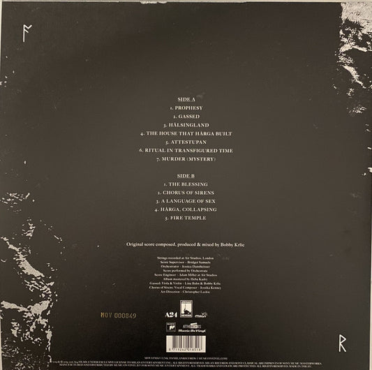 Bobby Krlic : Midsommar (Original Motion Picture Soundtrack)  (LP, Ltd, Num, RE, Ora)