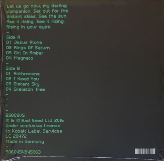 Nick Cave & The Bad Seeds : Skeleton Tree (LP, Album, RE)