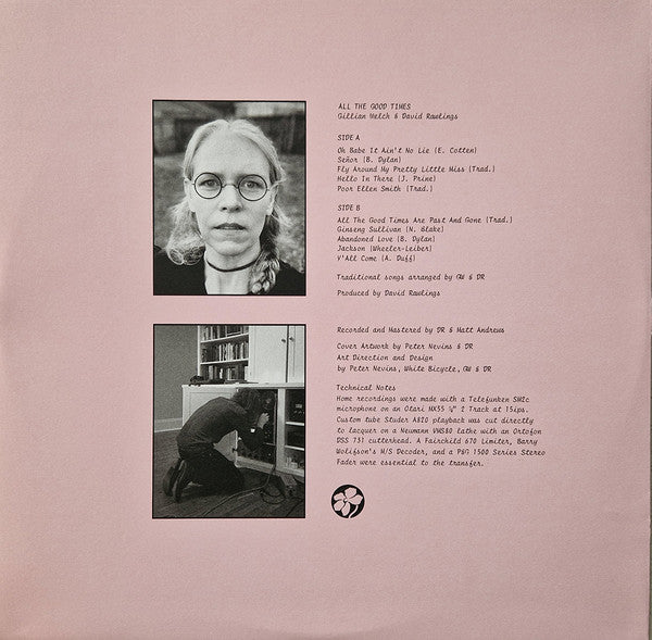 Gillian Welch & David Rawlings : All The Good Times (Are Past & Gone) (LP, Album, RE, RP)