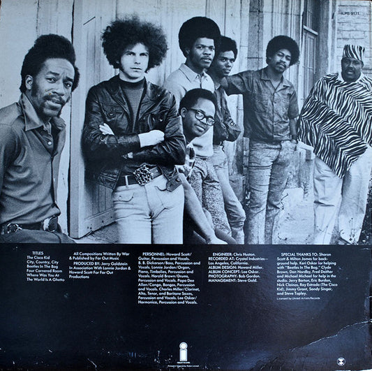 War : The World Is A Ghetto (LP, Album, RE)