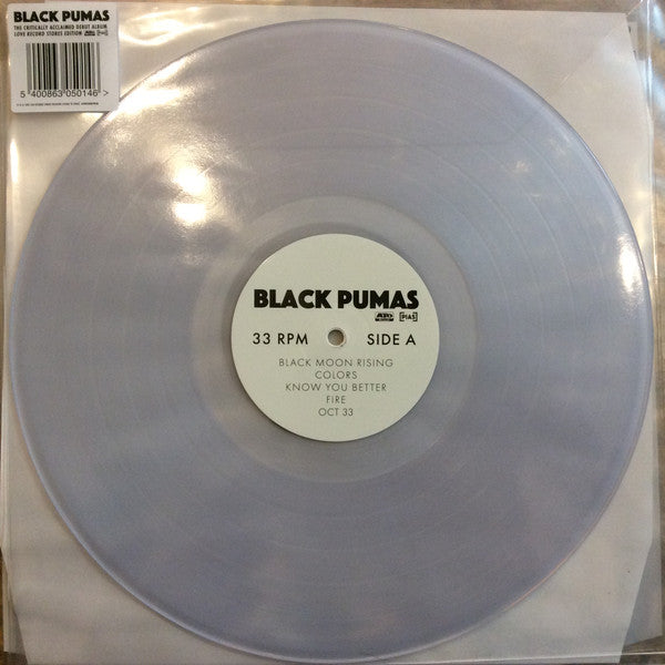 Black Pumas : Black Pumas (LP, Album, Ltd, RE, Cle)