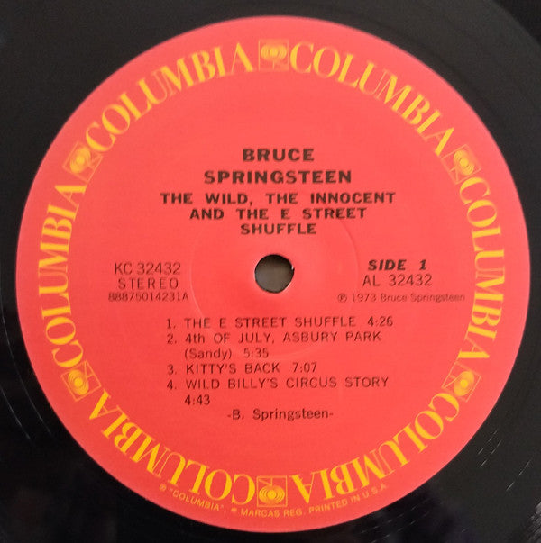 Bruce Springsteen : The Wild, The Innocent & The E Street Shuffle (LP, Album, RE, RM, 180)