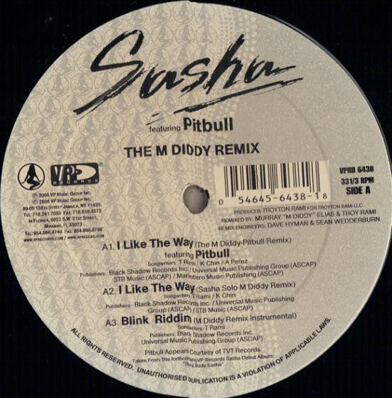 Sasha (7) : I Like The Way (Remixes) (12")