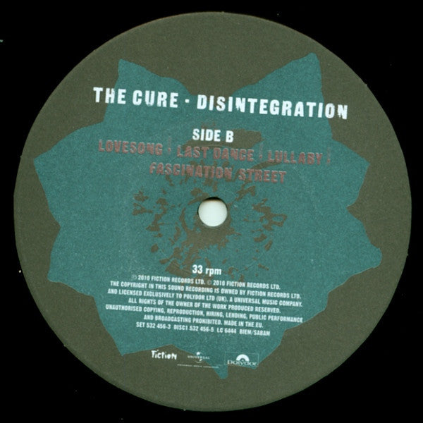 The Cure : Disintegration (2xLP, Album, RE, RM, 180)