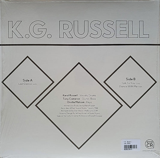 K.G. Russell : Last Dance (12", EP)
