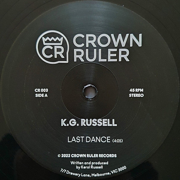 K.G. Russell : Last Dance (12", EP)