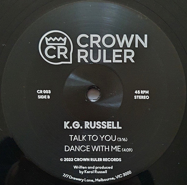 K.G. Russell : Last Dance (12", EP)