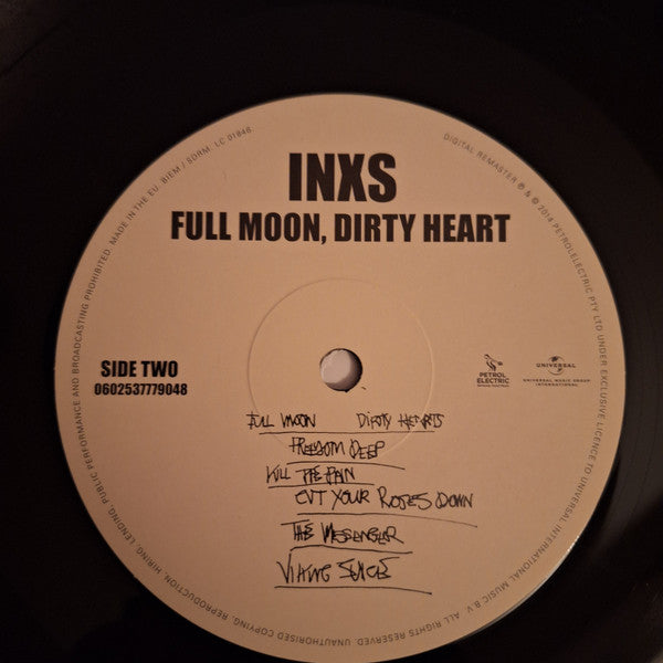 INXS : Full Moon, Dirty Hearts (LP, Album, RE)