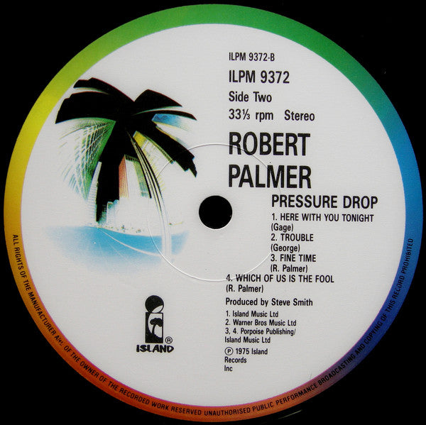 Robert Palmer : Pressure Drop (LP, Album, RE)