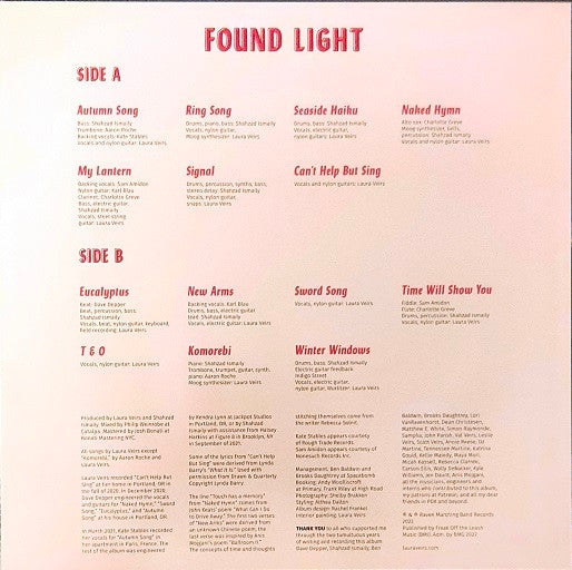 Laura Veirs : Found Light (LP, Album, Ltd, Pin)
