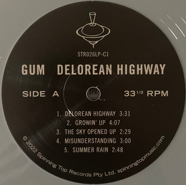 Gum (11) : Delorean Highway (LP, Album, Ltd, RE, RM, Mat)